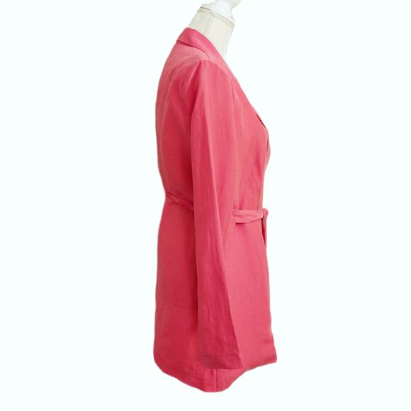 NWOT R.G. Kane x Free People Mariel Fuchshia Pink Blazer Dress $420 Small - Picture 5 of 9
